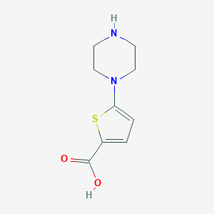 5-(Piperazin-1-yl)thiophene-2-carboxylic acid