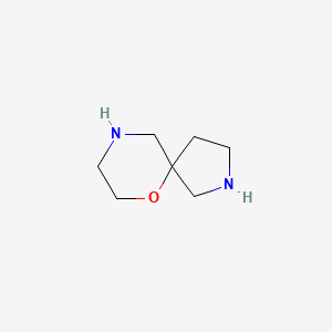 molecular formula C7H14N2O B13509633 6-Oxa-2,9-diazaspiro[4.5]decane 