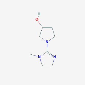 1-(1-methyl-1H-imidazol-2-yl)pyrrolidin-3-ol