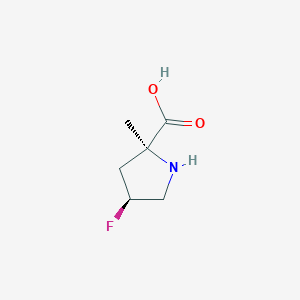 (2S,4S)-4-fluoro-2-methylpyrrolidine-2-carboxylic acid