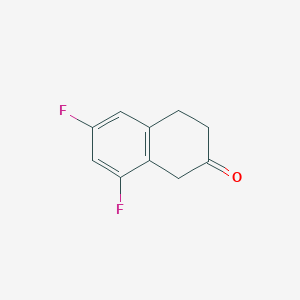 molecular formula C10H8F2O B1350972 6,8-Difluoro-2-tetralone CAS No. 843644-23-5