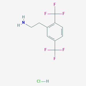 2-[2,5-Bis(trifluoromethyl)phenyl]ethan-1-amine hydrochloride