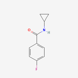 molecular formula C10H10FNO B1350977 N-Cyclopropyl 4-fluorobenzamide CAS No. 88229-16-7
