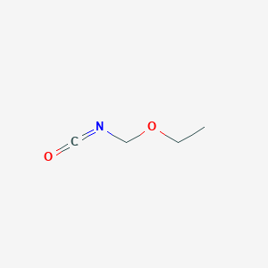 molecular formula C4H7NO2 B13509934 (Isocyanatomethoxy)ethane 