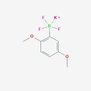 molecular formula C8H9BF3KO2 B13509943 Potassium (2,5-dimethoxyphenyl)trifluoroborate 