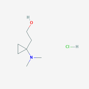 2-[1-(Dimethylamino)cyclopropyl]ethan-1-ol hydrochloride