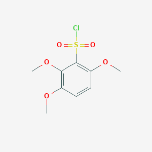 molecular formula C9H11ClO5S B13509951 2,3,6-Trimethoxybenzene-1-sulfonyl chloride 