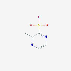 molecular formula C5H5FN2O2S B13509953 3-Methylpyrazine-2-sulfonyl fluoride 