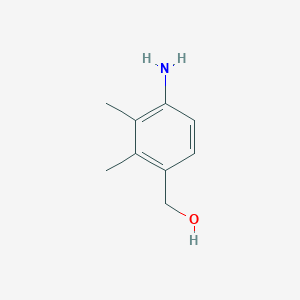 molecular formula C9H13NO B13509954 (4-Amino-2,3-dimethylphenyl)methanol 