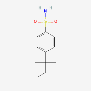 molecular formula C11H17NO2S B13509971 4-(Tert-pentyl)benzenesulfonamide 