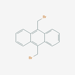 molecular formula C16H12Br2 B013510 9,10-Bis(bromomethyl)anthracene CAS No. 34373-96-1