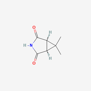 (1R,5S)-6,6-dimethyl-3-azabicyclo[3.1.0]hexane-2,4-dione