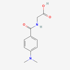 molecular formula C11H14N2O3 B13510053 N-[4-(Dimethylamino)benzoyl]glycine CAS No. 66404-32-8