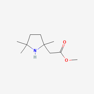 Methyl 2-(2,5,5-trimethylpyrrolidin-2-yl)acetate