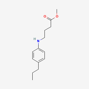 molecular formula C14H21NO2 B13510138 Methyl 4-((4-propylphenyl)amino)butanoate 