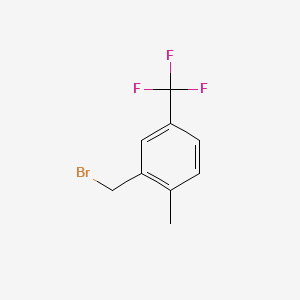 molecular formula C9H8BrF3 B1351014 2-甲基-5-(三氟甲基)苄基溴 CAS No. 261952-17-4