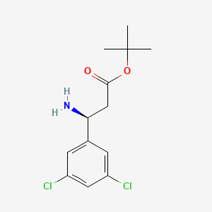 Tert-butyl (3S)-3-amino-3-(3,5-dichlorophenyl)propanoate