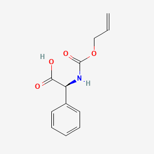 (2S)-2-phenyl-2-{[(prop-2-en-1-yloxy)carbonyl]amino}acetic acid