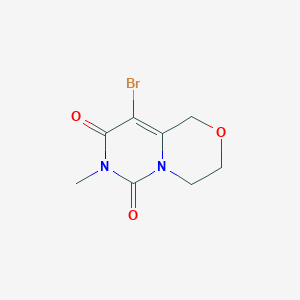 9-bromo-7-methyl-1H,3H,4H,6H,7H,8H-pyrimido[4,3-c][1,4]oxazine-6,8-dione