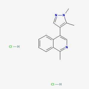 4-(1,5-dimethyl-1H-pyrazol-4-yl)-1-methylisoquinoline dihydrochloride