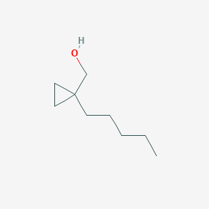 molecular formula C9H18O B13510218 (1-Pentylcyclopropyl)methanol 