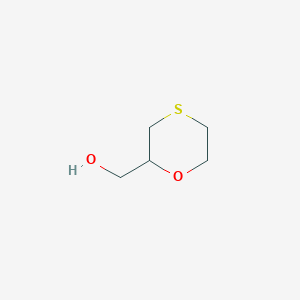 molecular formula C5H10O2S B13510239 (1,4-Oxathian-2-yl)methanol 