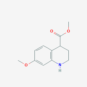 Methyl 7-methoxy-1,2,3,4-tetrahydroquinoline-4-carboxylate