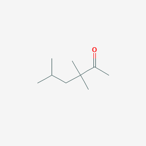 molecular formula C9H18O B1351025 3,3,5-三甲基己酮 CAS No. 258345-29-8