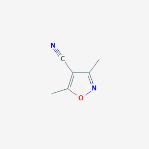 molecular formula C6H6N2O B1351031 3,5-Dimethylisoxazole-4-carbonitrile CAS No. 31301-46-9