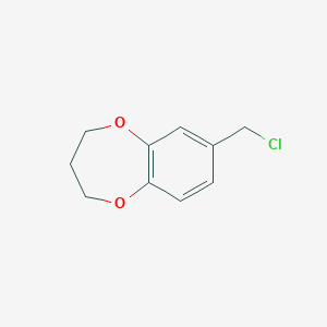 molecular formula C10H11ClO2 B1351047 7-(氯甲基)-3,4-二氢-2H-1,5-苯二氧杂菲 CAS No. 67869-70-9