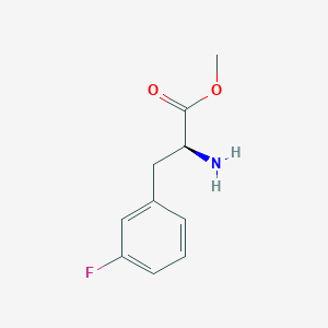 molecular formula C10H12FNO2 B13510472 methyl (2S)-2-amino-3-(3-fluorophenyl)propanoate 