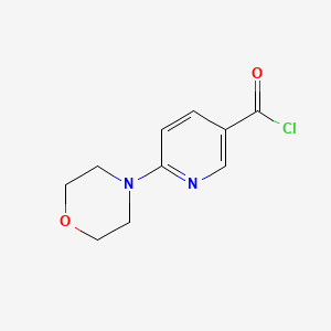 molecular formula C10H11ClN2O2 B1351050 6-Morpholinonicotinoyl Chloride CAS No. 313350-36-6