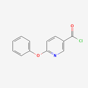 molecular formula C12H8ClNO2 B1351052 6-苯氧基烟酰氯 CAS No. 51362-51-7