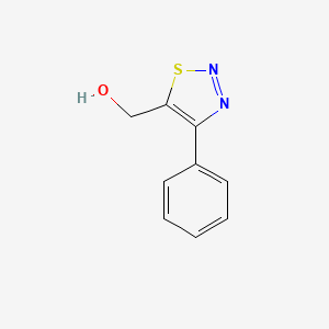 molecular formula C9H8N2OS B1351054 (4-Phenyl-1,2,3-Thiadiazol-5-Yl)Methanol CAS No. 423768-62-1