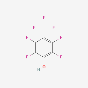 molecular formula C7HF7O B1351059 2,3,5,6-Tetrafluoro-4-(trifluoromethyl)phenol CAS No. 2787-79-3