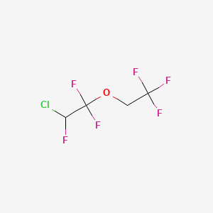 molecular formula C4H3ClF6O B1351061 2-Chloro-1,1,2-trifluoro-1-(2,2,2-trifluoroethoxy)ethane CAS No. 25364-98-1