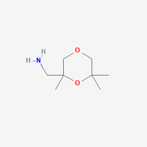 1-(2,6,6-Trimethyl-1,4-dioxan-2-yl)methanamine