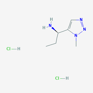 (1R)-1-(1-methyl-1H-1,2,3-triazol-5-yl)propan-1-amine dihydrochloride