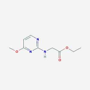 Ethyl (4-methoxypyrimidin-2-yl)glycinate