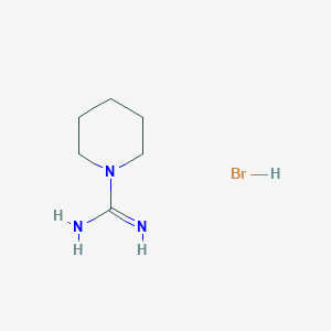 molecular formula C6H14BrN3 B1351067 Piperidine-1-carboximidamide Hydrobromide CAS No. 332367-56-3