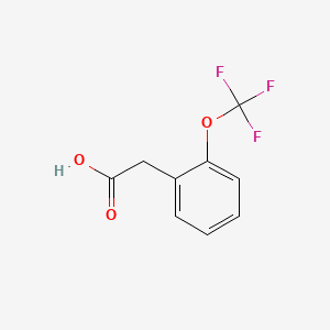 molecular formula C9H7F3O3 B1351068 2-(Trifluoromethoxy)phenylacetic acid CAS No. 220239-67-8