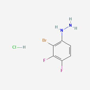 (2-Bromo-3,4-difluorophenyl)hydrazine hydrochloride