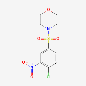molecular formula C10H11ClN2O5S B1351070 4-(4-氯-3-硝基苯磺酰)-吗啉 CAS No. 22179-31-3