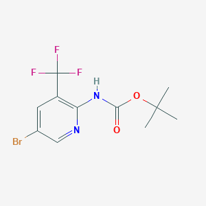 Tert-butyl 5-bromo-3-(trifluoromethyl)pyridin-2-ylcarbamate