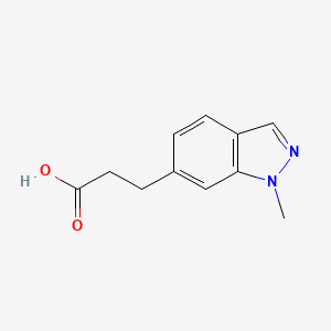 3-(1-methyl-1H-indazol-6-yl)propanoic acid