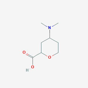 4-(Dimethylamino)oxane-2-carboxylic acid