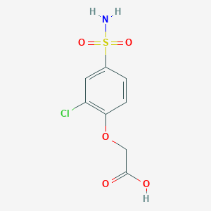 2-(2-Chloro-4-sulfamoylphenoxy)acetic acid