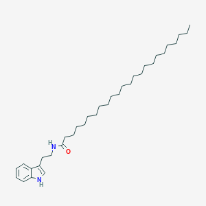 molecular formula C34H58N2O B135110 N-[2-(1H-indol-3-yl)ethyl]tetracosanamide CAS No. 152766-94-4