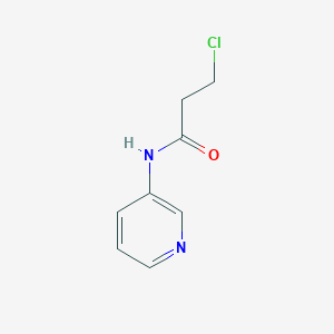 molecular formula C8H9ClN2O B1351106 3-chloro-N-pyridin-3-ylpropanamide CAS No. 549537-66-8