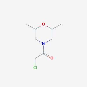 molecular formula C8H14ClNO2 B1351107 2-Chloro-1-(2,6-dimethyl-morpholin-4-yl)-ethanone CAS No. 379254-90-7